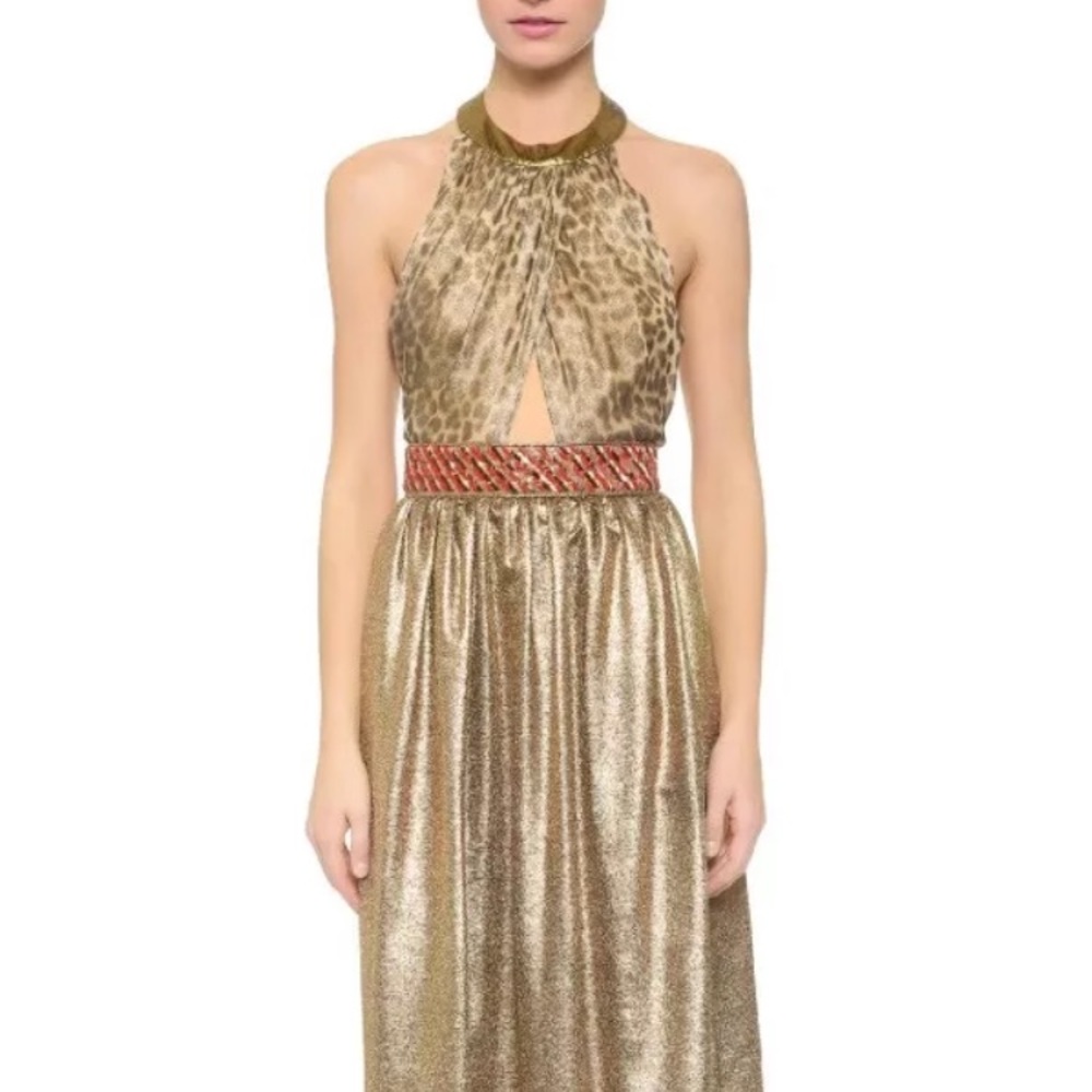 Tamara Mellon gold lame dress, 2 - Picture 5 of 8